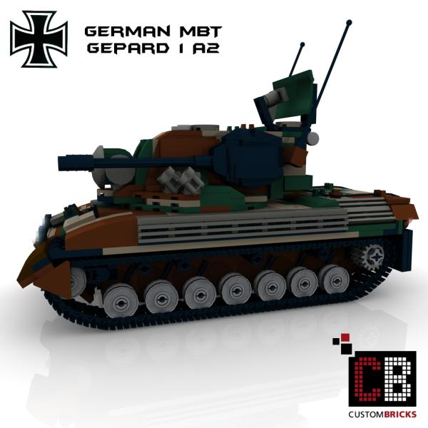 Custom Bundeswehr Tank Gepard 1A2 - camo