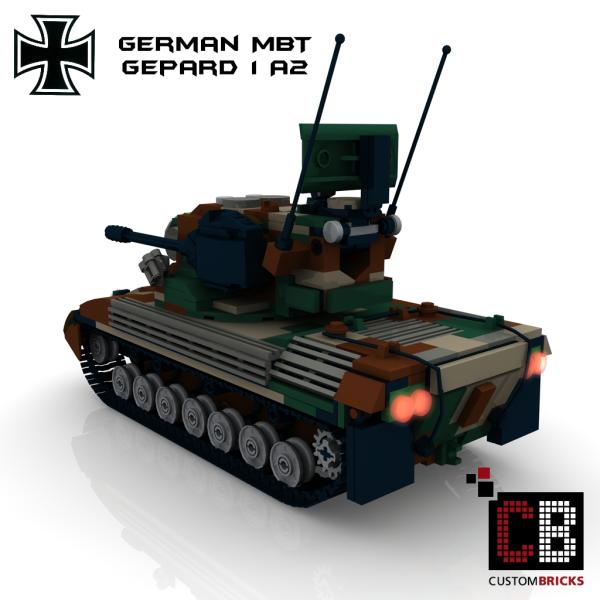 Custom Bundeswehr Tank Gepard 1A2 - camo