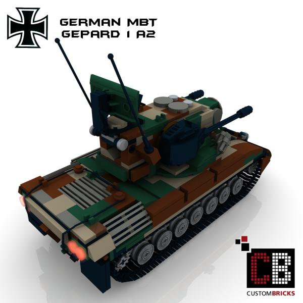 Custom Bundeswehr Tank Gepard 1A2 - camo