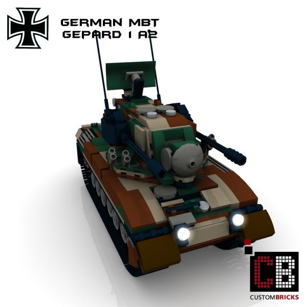 Custom Bundeswehr Tank Gepard 1A2 - camo