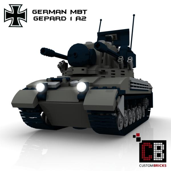 Custom Bundeswehr Tank Gepard 1A2 - gray