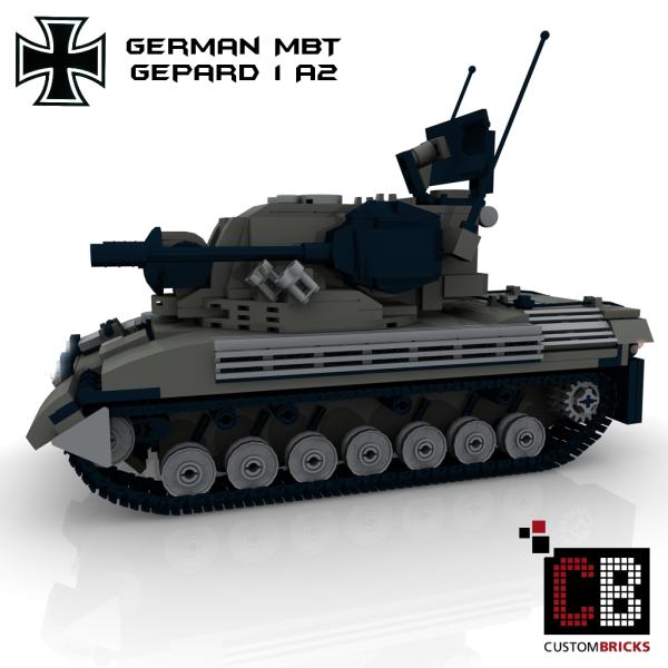 Custom Bundeswehr Tank Gepard 1A2 - gray