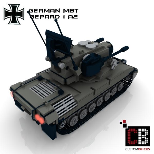 Custom Bundeswehr Tank Gepard 1A2 - gray