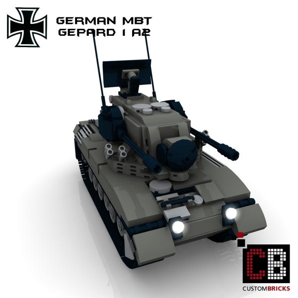 Custom Bundeswehr Tank Gepard 1A2 - gray