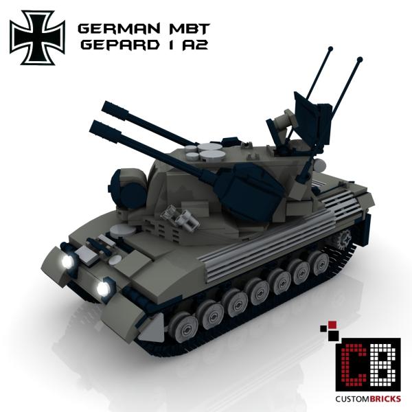 Custom Bundeswehr Tank Gepard 1A2 - gray