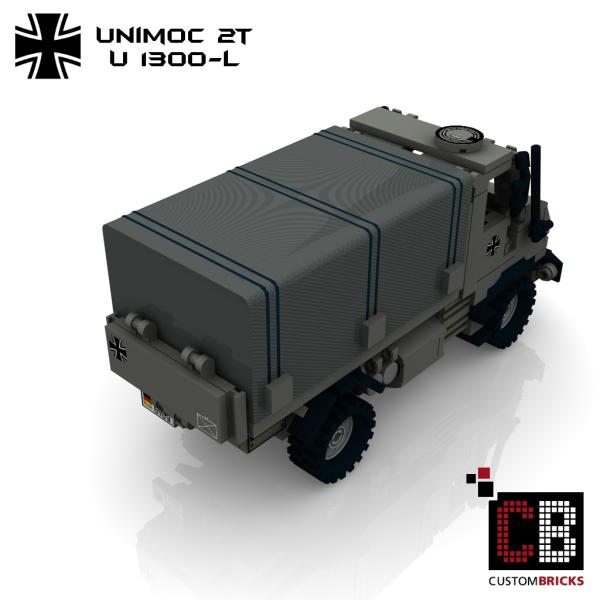 Custom Bundeswehr 2t Unimoc U 1300-L - grau