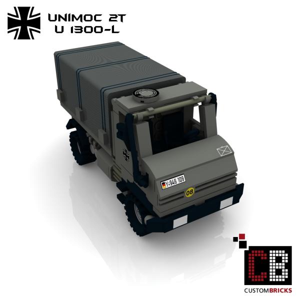 Custom Bundeswehr 2t Unimoc U 1300-L - grau