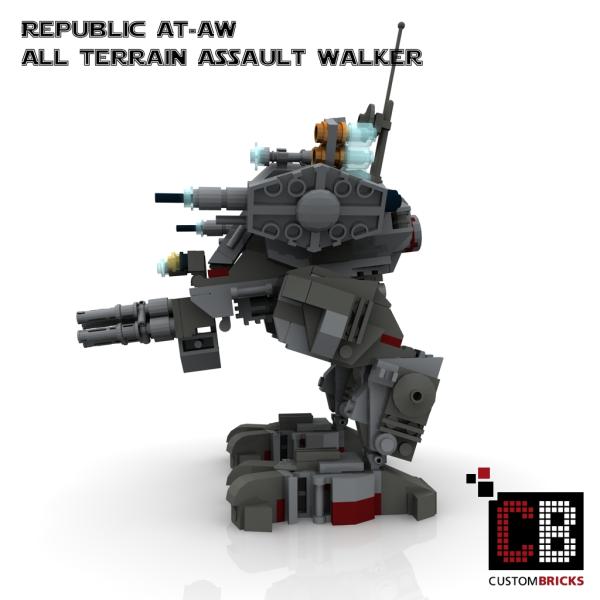 Custom AT-AW - All Terrain Assault Walker for Star Wars