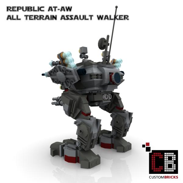 Custom AT-AW - All Terrain Assault Walker for Star Wars