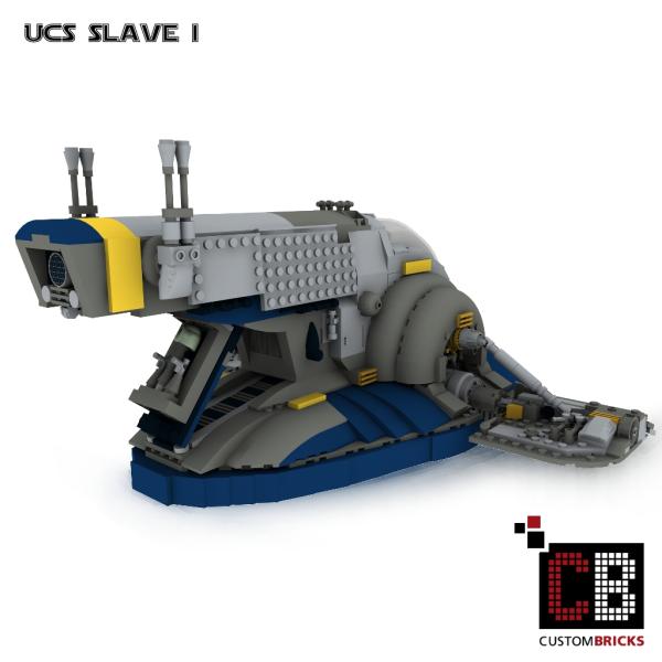 Custom UCS Slave I + Kamino Landingplatform for Star Wars