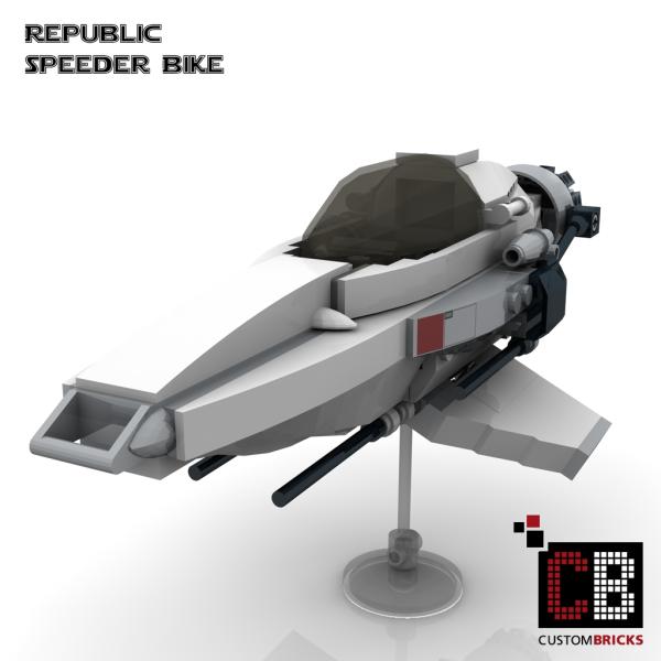 Custom Speeder Bike for Star Wars