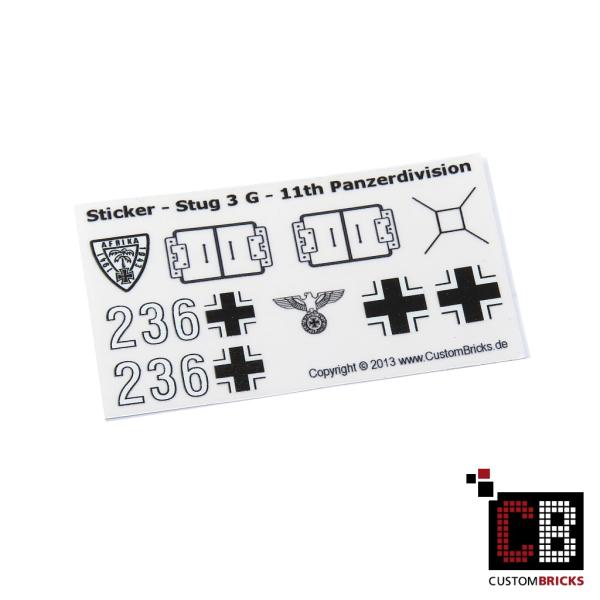 Custom Decals Afrika tank Stug 3 Ausf. G