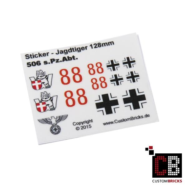 Custom Sticker 506 s.Pz.Abt Jagdtiger 128mm
