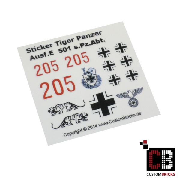 Custom Decals 501 s.Pz.Abt Tiger Panzer