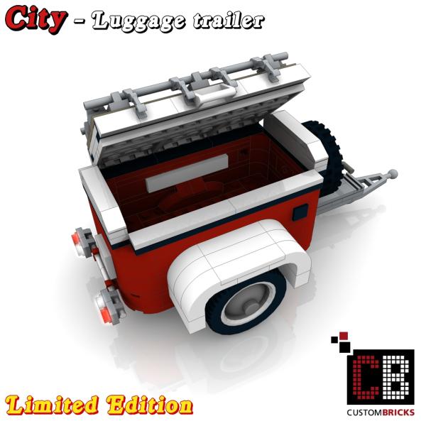 Luggage trailer T1 LIMITED EDITION 10220 made of LEGO® bricks