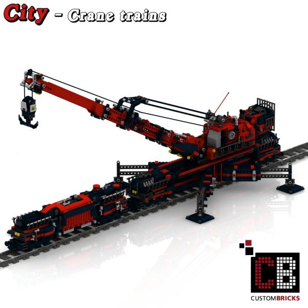 2 Stück LEGO® City Krahn harken Hafen  dunkelgraue Eisenbahn Container 