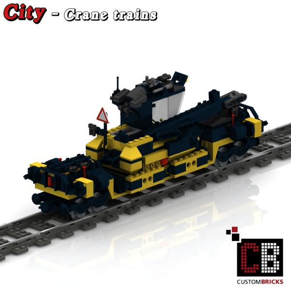 Custom Zug, Kran und Waggon Bauanleitung
