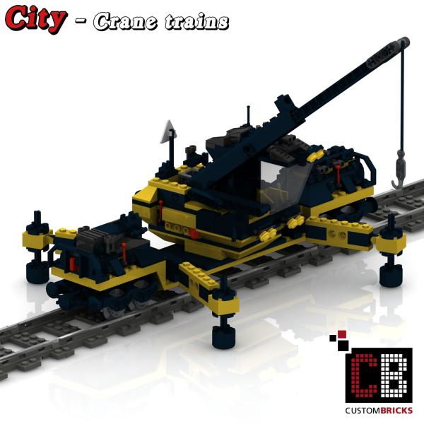 Custom Zug, Kran und Waggon Bauanleitung