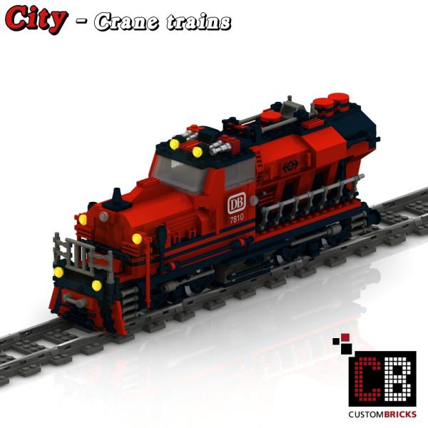 Custom Zug, Kran und Waggon Bauanleitung