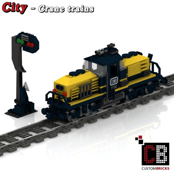 Custom Zug, Kran und Waggon Bauanleitung