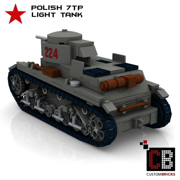 Custom WW2 7TP light Tank