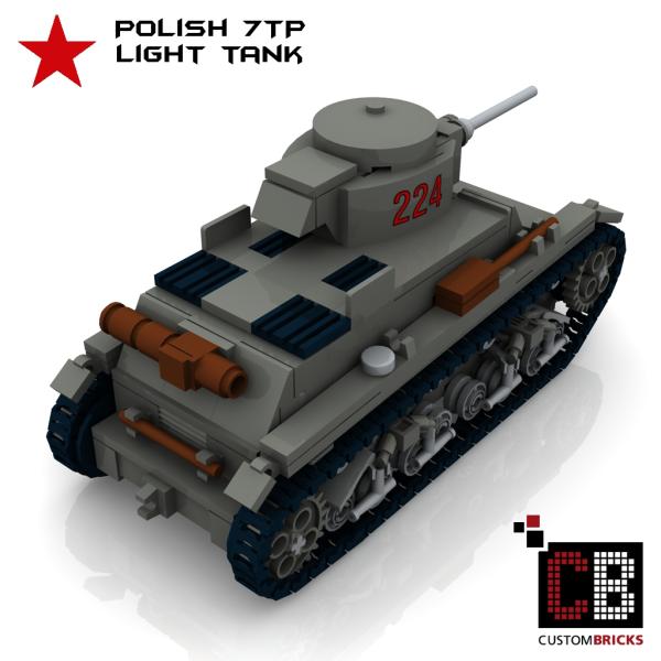 Custom WW2 7TP light Tank