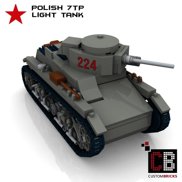 Custom WW2 7TP light Tank