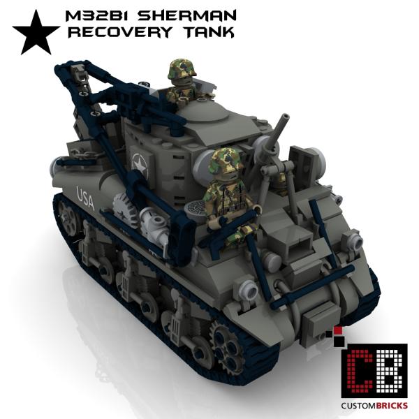 Custom WW2 M32B1 Sherman Recovery Tank