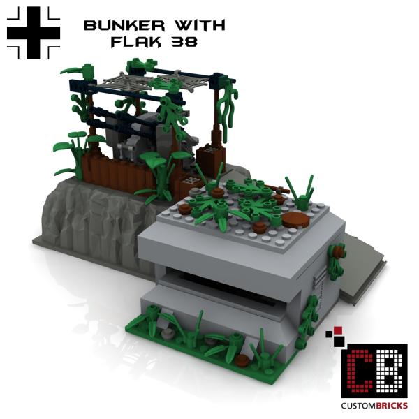 Custom WW2 Bunker - Flak 38