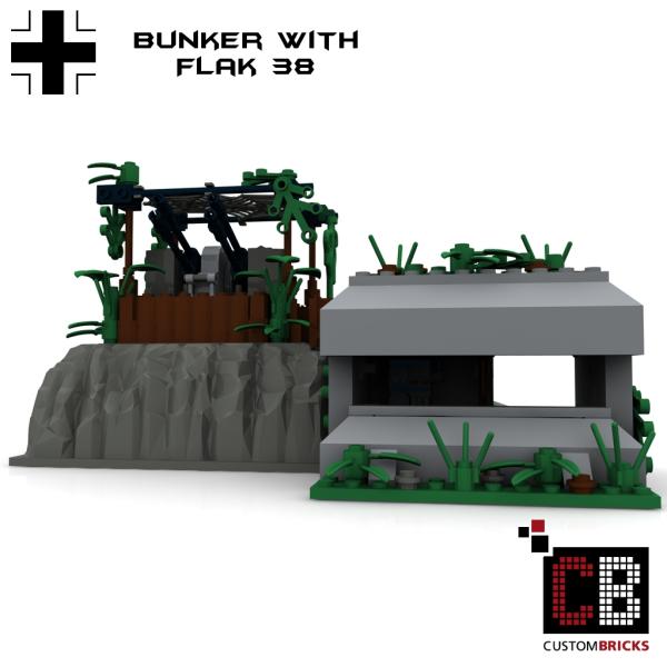 Custom WW2 Bunker - Flak 38