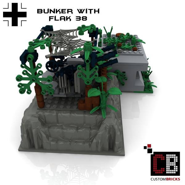 Custom WW2 Bunker - Flak 38