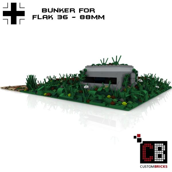 Custom WW2 Bunker - Flak 36