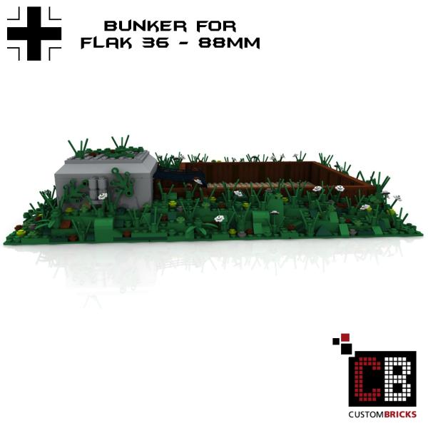 Custom WW2 Bunker - Flak 36