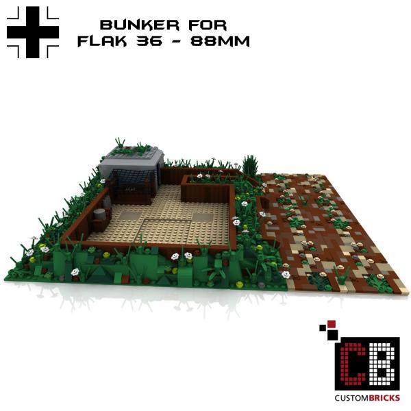 Custom WW2 Bunker - Flak 36