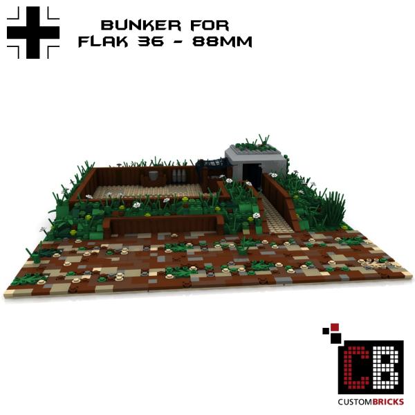 Custom WW2 Bunker - Flak 36