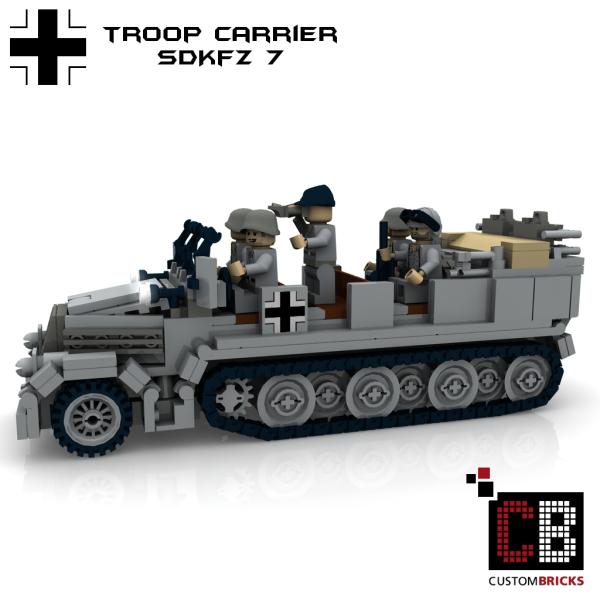 Custom WW2 SdKfz 7 - Truppentransporter