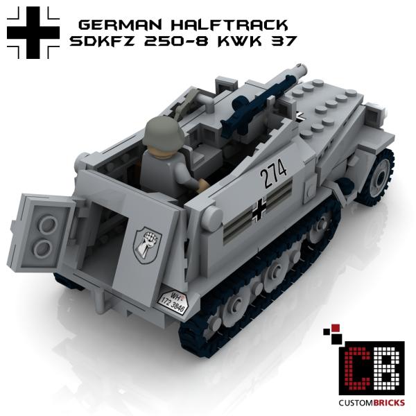 Custom WW2 SdKfz 250-8 with 75mm KwK - New Version