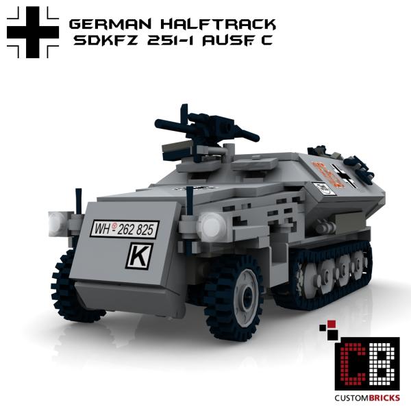 Custom WW2 SdKfz 251-1 Ausf.C Schützenpanzerwagen