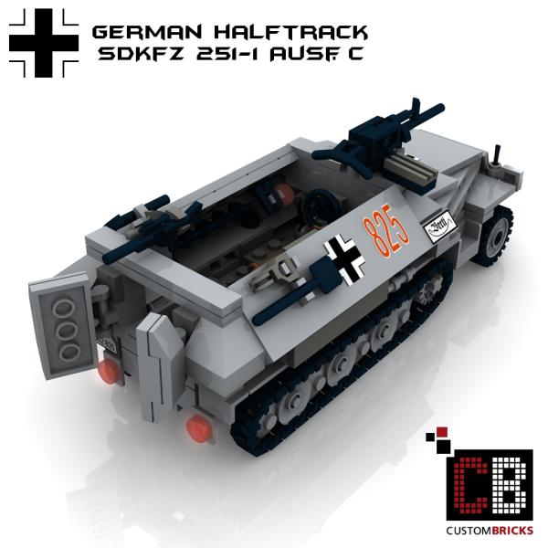 Custom WW2 SdKfz 251-1 Ausf.C Schützenpanzerwagen