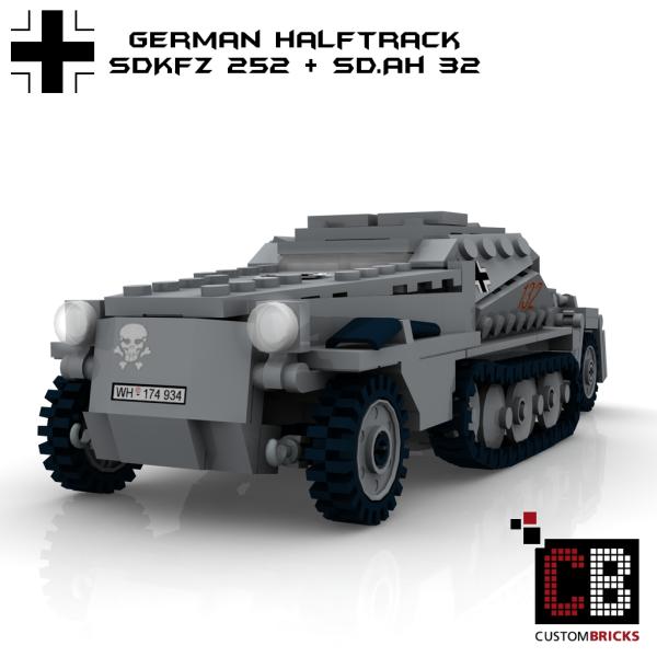 Custom WWII SdKfz 252 with Sd trailer 32
