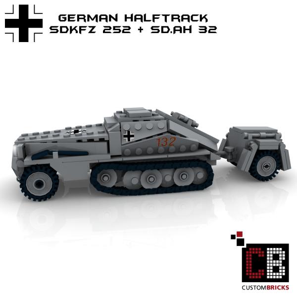Custom WWII SdKfz 252 with Sd trailer 32