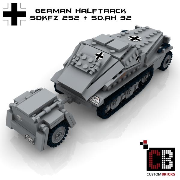 Custom WWII SdKfz 252 with Sd trailer 32