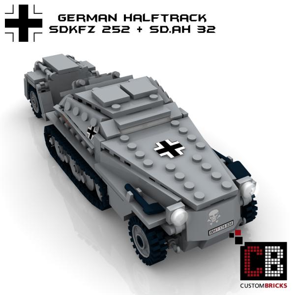 Custom WWII SdKfz 252 with Sd trailer 32
