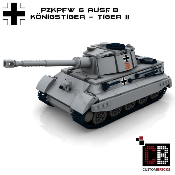 Custom WW2 Tank PzKpfw VI Ausf. B Königstiger