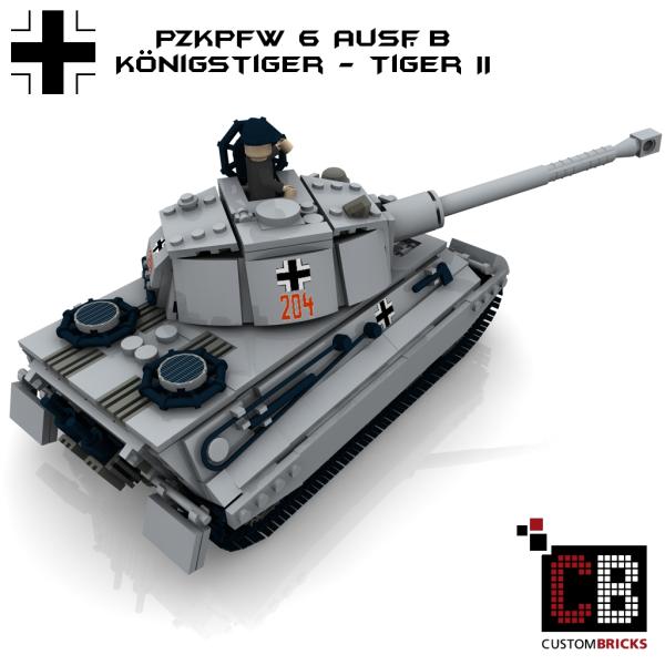 Custom WW2 Tank PzKpfw VI Ausf. B Königstiger