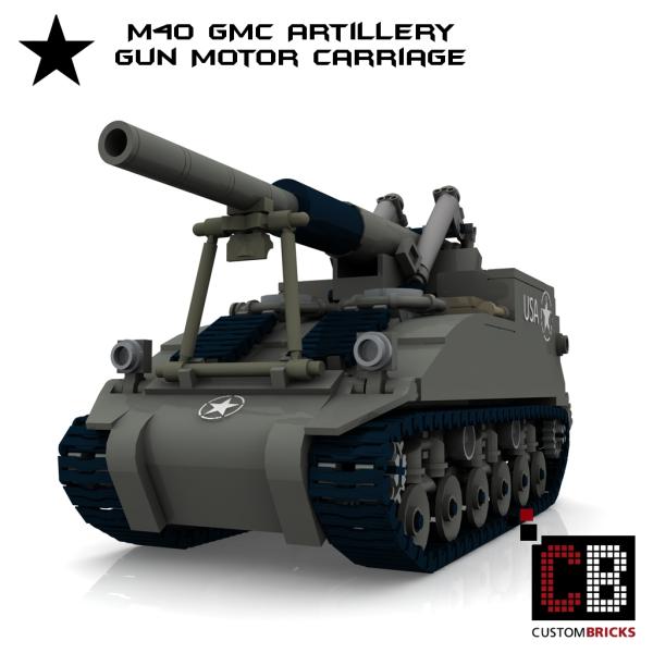 Custom WW2 M40 GMC - Gun Motor Carriage