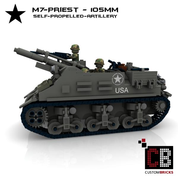 Custom WW2 M7 Priest Artillery