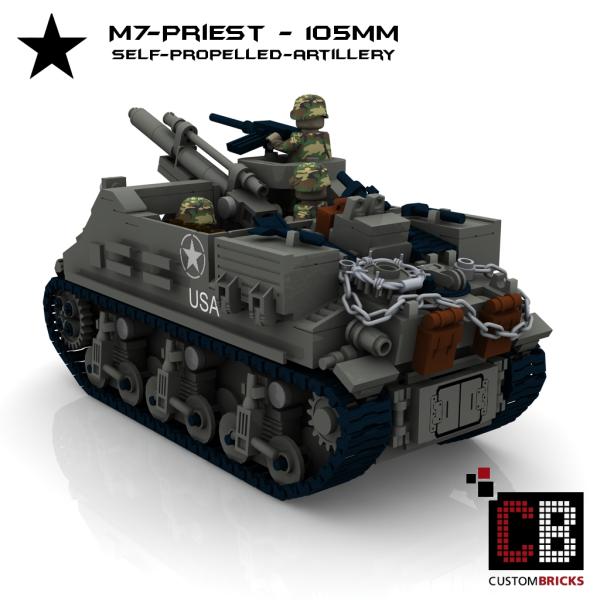Custom WW2 M7 Priest Artillery