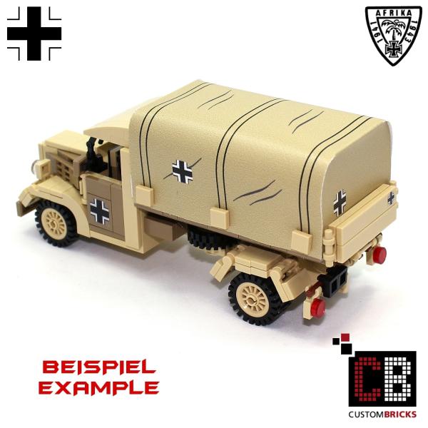 Custom WW2 tarpaulin tan without emblem
