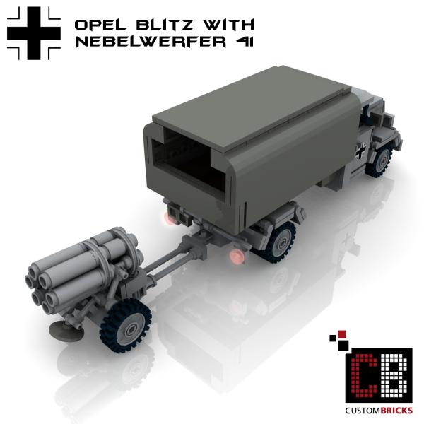 Custom WW2 Opel Blitz with Nebelwerfer 41
